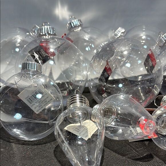 DIY Clear plastic Christmas Ornaments Set - Picture 4 of 10